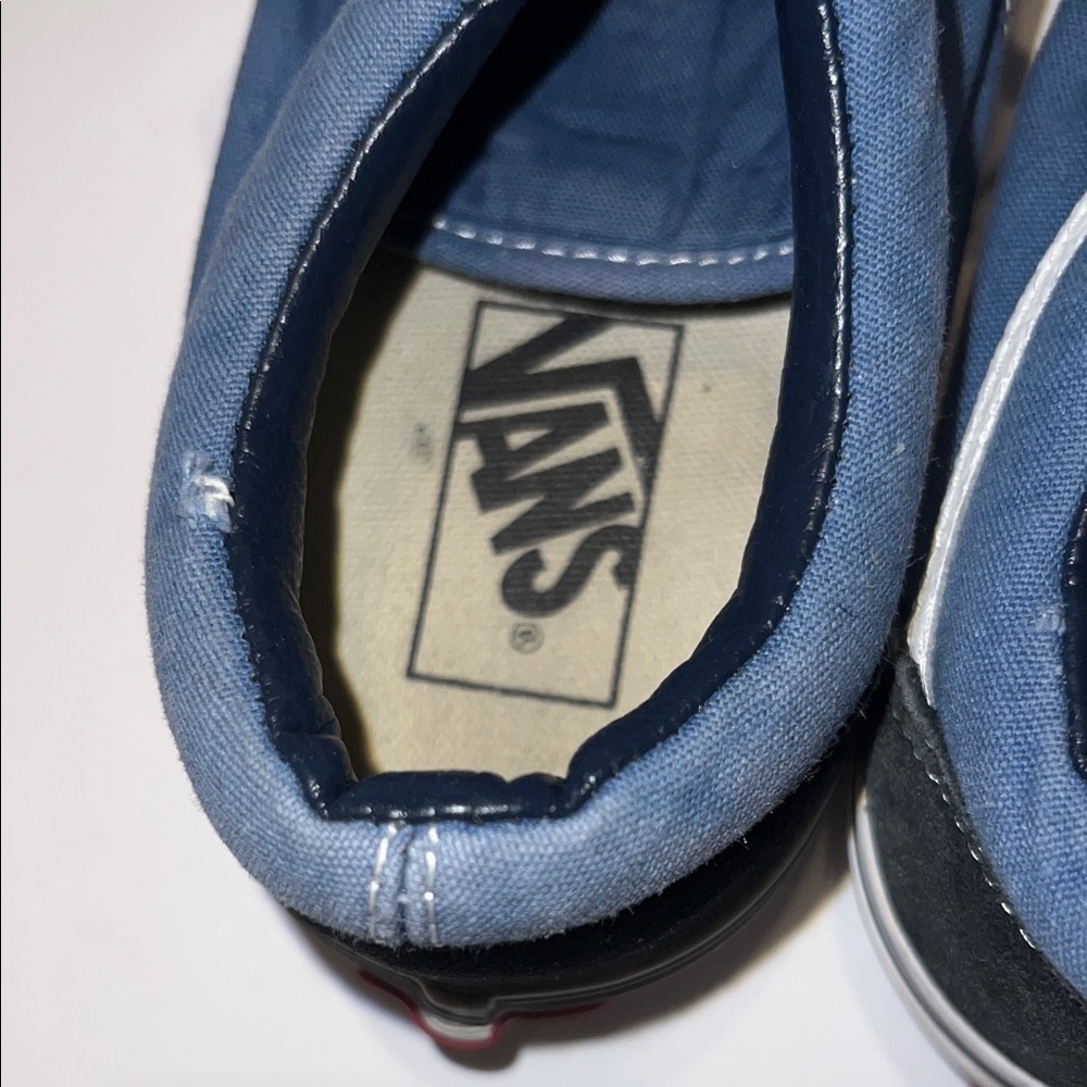 Mens Navy and Black Sneakers - Picture 2 of 9